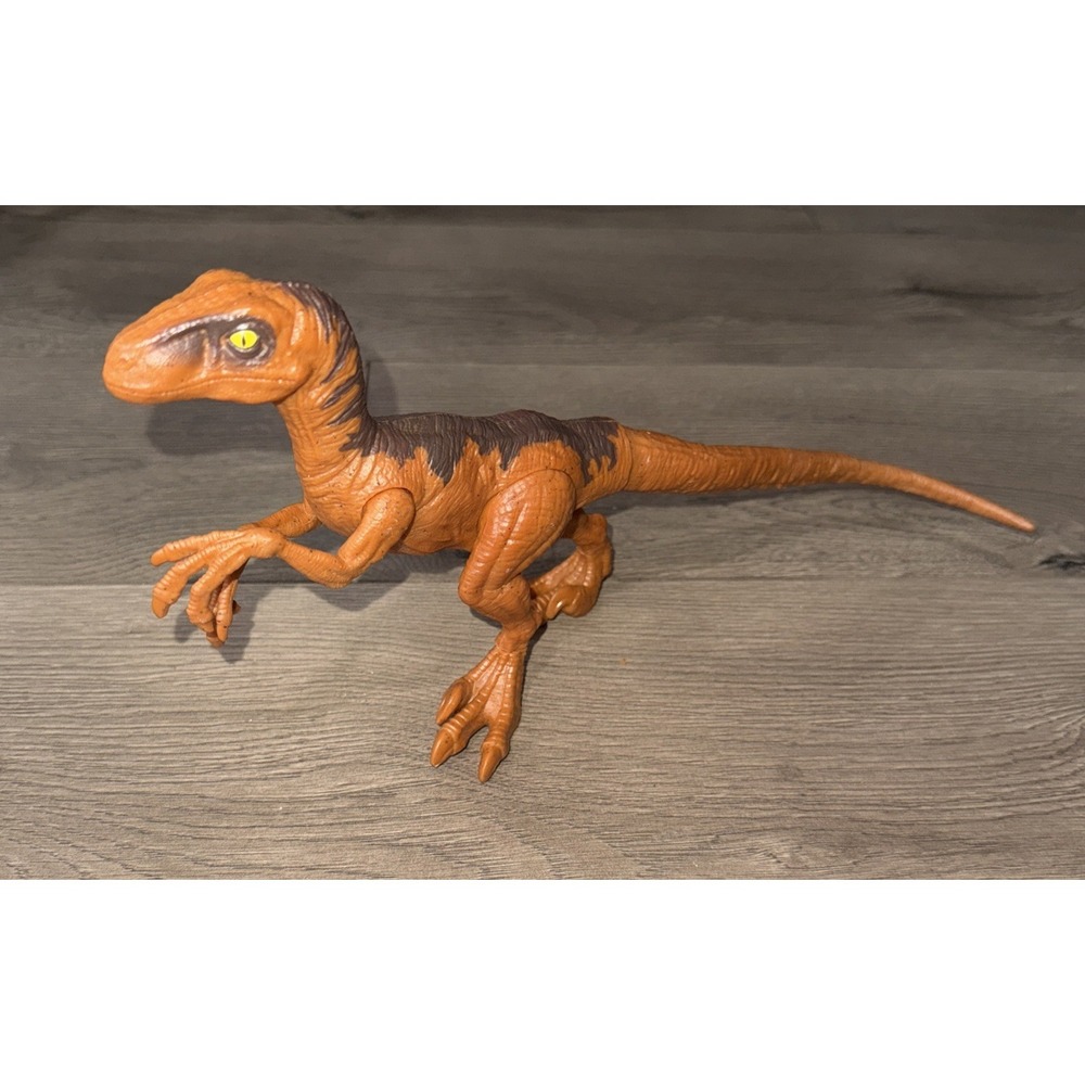VELOCIRAPTOR  Mattel Jurassic World Fallen Kingdom Orange Figure Dino Raptor 14"